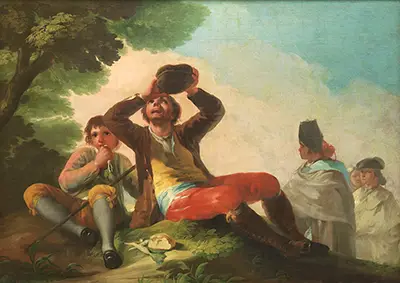 The Drinker Francisco de Goya
